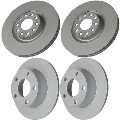 SET-452100332420-D Zimmermann Brake Discs 4-Wheel Set Front & Rear for Audi A6