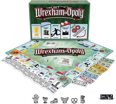 Wrexham-Opoly Trading Familien Brettspiel - Wales Welsh Monopoly Spiel 8+