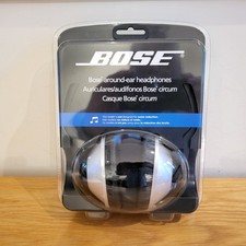Bose TP-1A TriPort Ear-Cup Around Ear Headphones - Silver / Black - Retro 