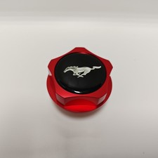 Red Billet Forged Engine Oil Filler Cap For Ford Mustang S550 S650 V8 Gt 2.3 Eco Red Billet Forged Engine Oil Filler Cap For Ford Mustang S550 S650 V8 Gt 2.3 Eco
