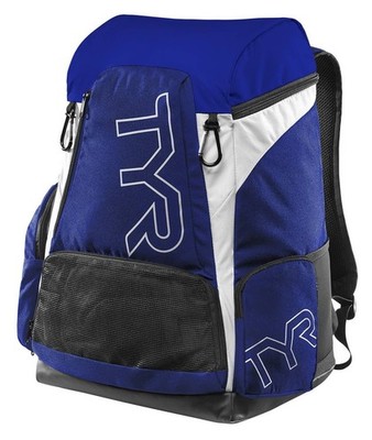 TYR Unisex Alliance 45L Backpack - Royal Blue/White