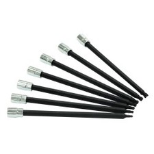 Vim Tools Extra Long Ball Torx Socket Set 7 Pieces Btxl400