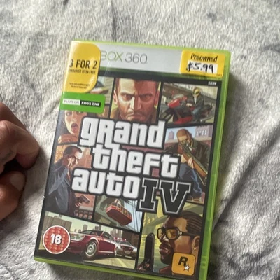 Rockstar Games Grand Theft Auto IV Xbox 360 PAL PEGI 18 Manual Included - Image 1 of 3