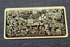 HTF Manitude Zoinks Scooby Doo Scoobydoo Shaggy Cartoon Network Nail Stamp Plate