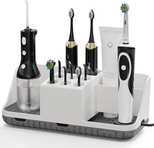Electric Toothbrush Holders with Cord Slots: Detachable Toothbrush and Toothpast