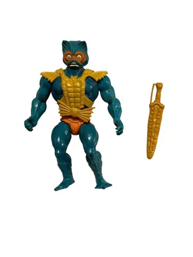 New Listing1982 Mer-Man He-Man Masters of the Univers MOTU Mattel  Vintage COMPLETE Taiwan
