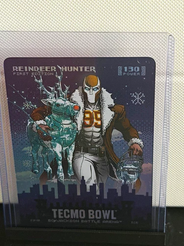 Tecmo Bowl Bo Jackson Battle Arena Reindeer Hunter Ice Skyline