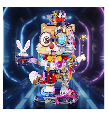 LOZ 1956 Luminous Mechanical Squirrel Puzzle Building Blocks Toy