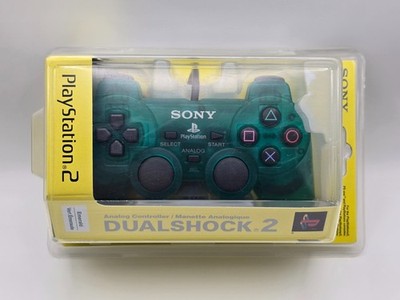 Official OEM PlayStation 2 Emerald Green Clear Dualshock Controller NEW Sealed