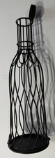 WOW! wine wire bottle shaped CORK holder container CORKS holds how many?