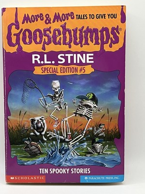 TRUE 1st Print ~Goosebumps More & More- Special Ed #5: Ten Spooky Stories (1997)