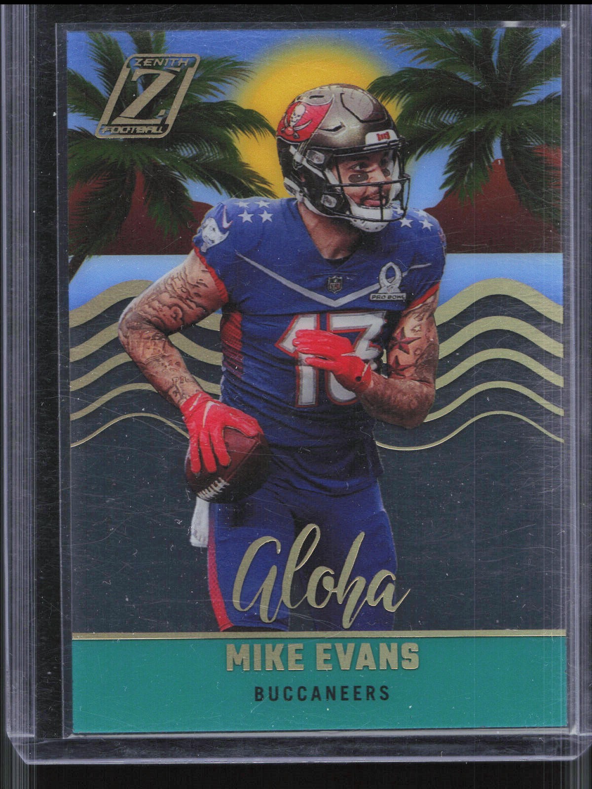 2022 Panini Zenith Mike Evans AL-21 Aloha SSP Buccaneers