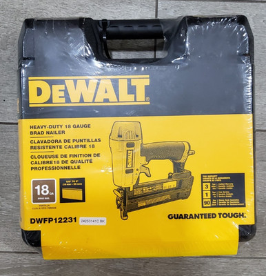 Dewalt DWFP12231 Heavy Duty 18 GA Pnuematic Brad Nailer Kit-°°NEW°°
