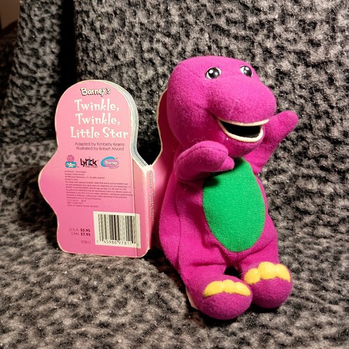 Barney s Twinkle Little Star Vintage Rare 1998 7 Plush And barney-s-twinkle-little-star-vintage-rare-1998-7-plush-and