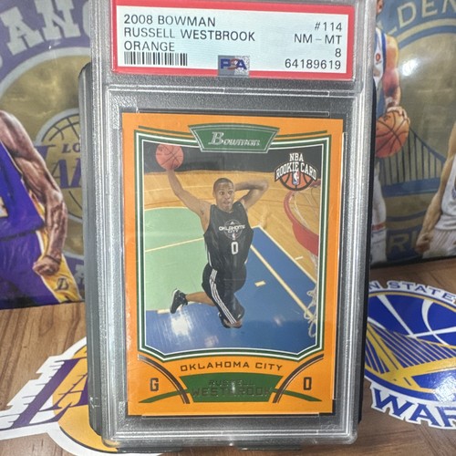 Russell Westbrook [Orange] #114 2008 Bowman card