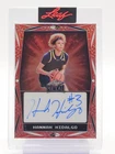 HANNAH HIDALGO 2024-25 LEAF METAL RED ROOKIE AUTO /15 #MI-HH1 Q3474