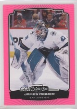 2022-23 O-Pee-Chee Neon Pink 54/75 James Reimer #445 0u7i