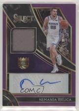 2019-20 Panini Select Memorabilia Purple Prizm 99/99 Nemanja Bjelica Auto nd3