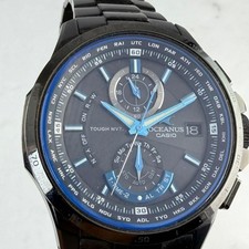 CASIO OCEANUS OCW-T1000B-1AJF Black DLC Titanium Solar Radio Full Set Rare