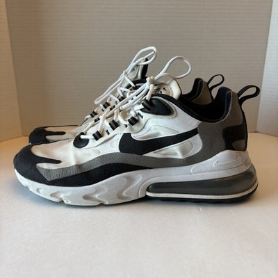 Nike Air Max 270 React Men's Sneakers Black White Gray Shoes