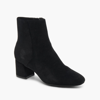 Blondo Black Suede Women's Alida Waterproof Bootie, Ankle Boots, Black 6 M