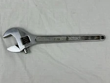 BLUE POINT Tools 15" Adjustable Wrench Vintage Mechanics a Snap On Brand USA