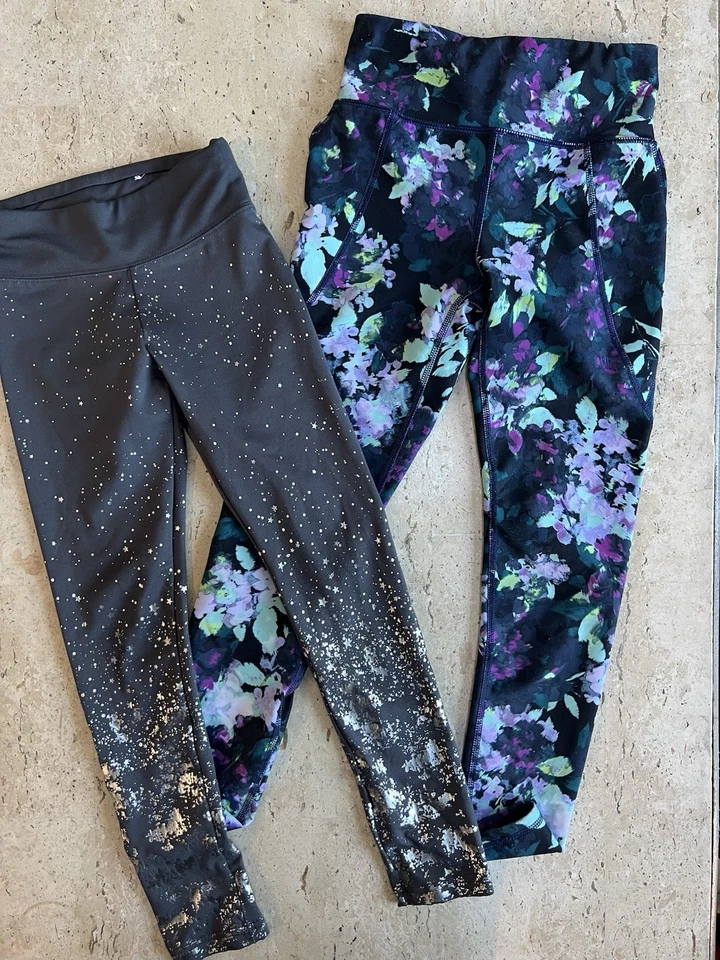 Paquete de paños para niñas talla 8, leggings, pantalones, camiseta, falda corta 7 piezas Foto 2 de 4