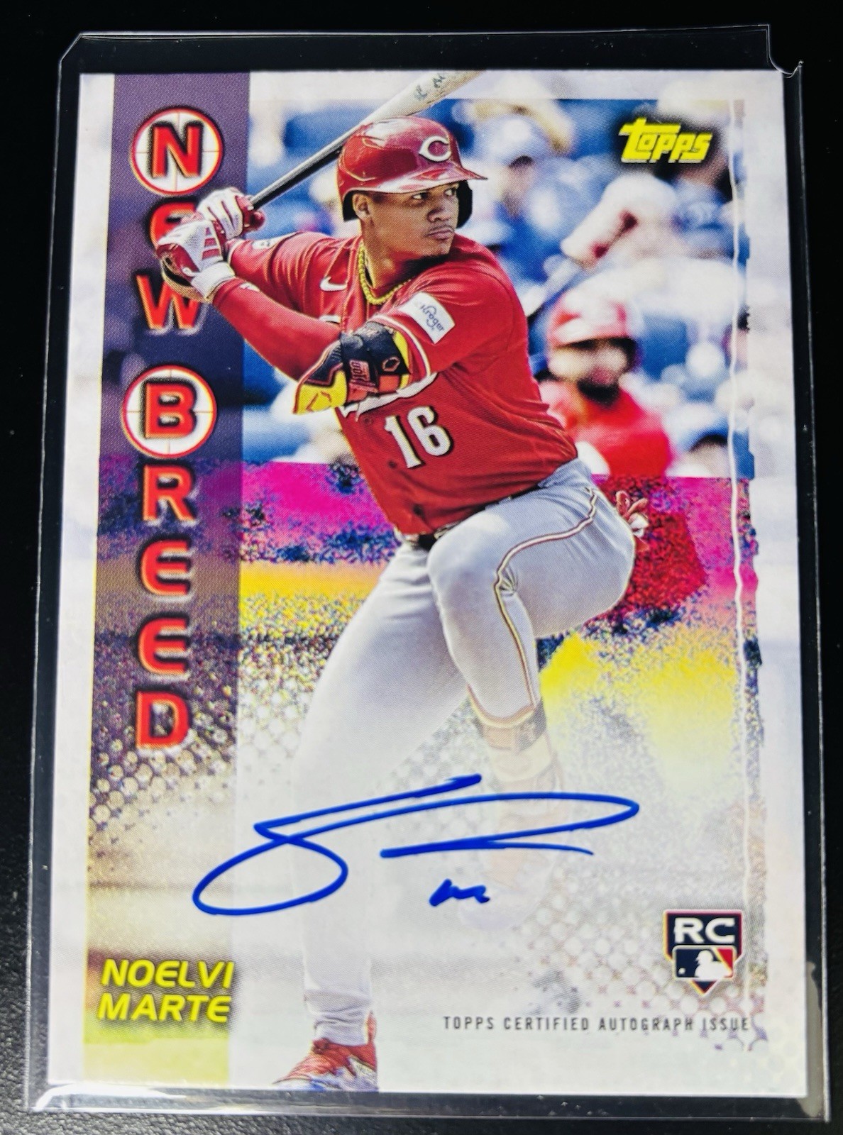 Noelvi Marte 2024 Topps Archives New Breed Autograph Rookie RC Cincinnati Reds