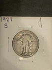 1927-S Standing Liberty Quarter-F/VF Key Date AND BONUS COINS, 1927 5C And 1C