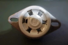 Vintage James Millen  6 Pin 1 3/4" Mounting Ceramic Tube Sockets NOS