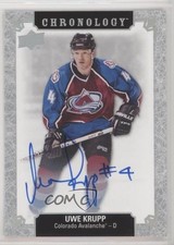 2018-19 Upper Deck Chronology Franchise History Uwe Krupp #FH-CO-UK Auto k4s