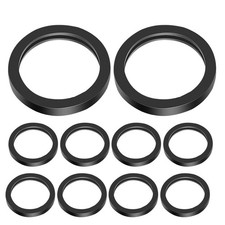 10 Pcs Black Rubber Canister Gasket O Shape Seals For Car And Truck Containers