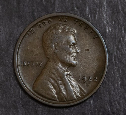 1922 D Lincoln Wheat Cent XF Lot 4923