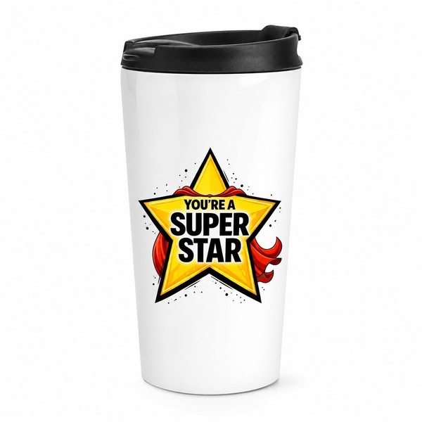 Gift Base Isolier-Becher 16Oz Reisekaffeetasse Thermobecher Weiß Metall 1-image