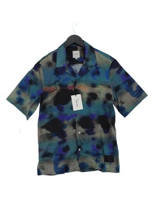 Paul Smith Herren Hemd S Multi 100% Baumwolle Basic Neu Mit Etikett