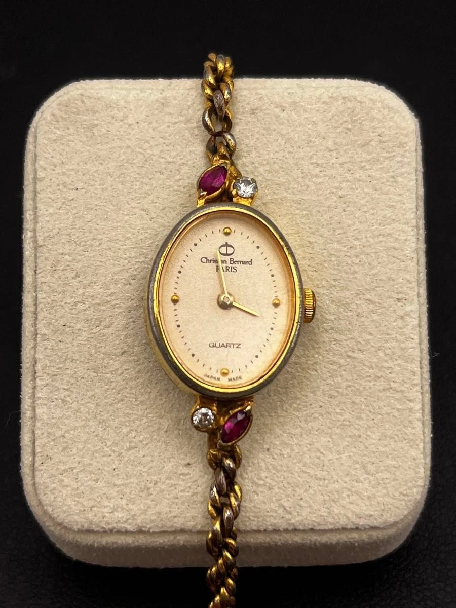 超美品　Christian Bernard 3P　ダイヤ付　paris 稼働希少 Christian Bernard腕表| eBay