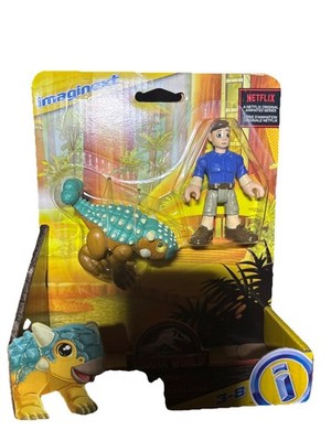 Fisher Price Imaginext Jurassic World Camp Cretaceous Ankylosaurus Bumpy & Ben