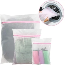 Mesh Laundry Bag for Delicates 3/PK Suit for Sorting &Washing Clothes Wash Bag