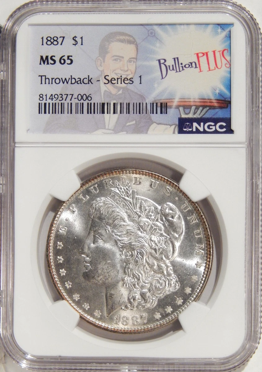 1887 Year Grade MS 65 Morgan Dollars (1878-1921) for sale | eBay