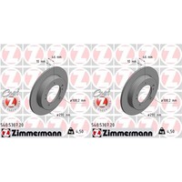 2X Zimmermann Coat Z Bremsscheiben 290Mm Voll Vorne | 540.5307.20