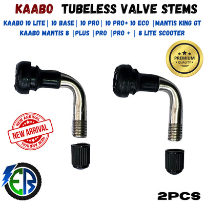 Kaabo Tubeless Ventilschaft Kaabo Mantis 10 8 Plus Pro GT Lite Roller Neu 2 Stück