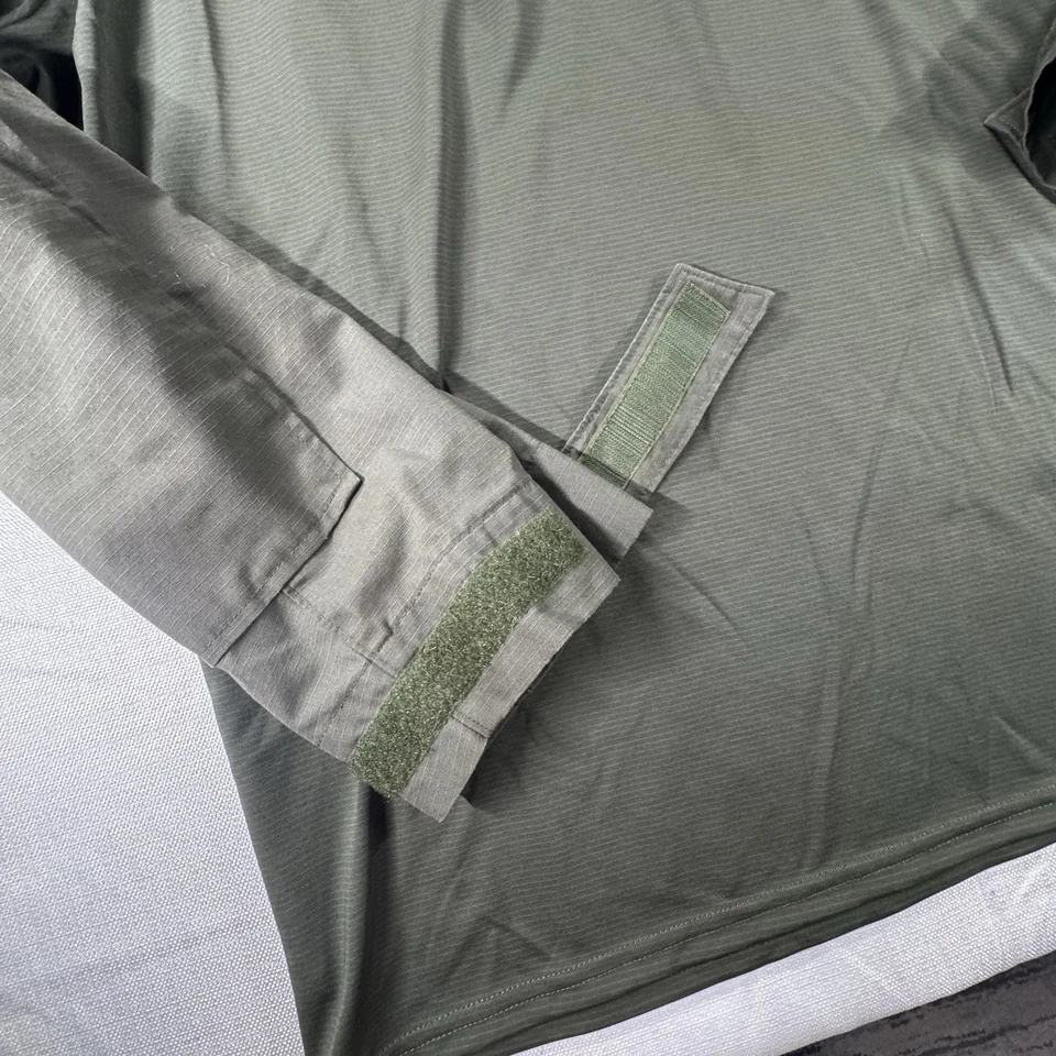 Vertx Recon Combat Shirt OD Green Tactical Ripstop 1/4 Zip Long Sleeve / Mens XL - Image 3 of 4