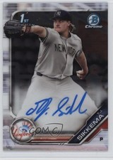 2019 Bowman Draft Chrome Draft Pick Auto TJ Sikkema #CDA-TJS Auto 11o2