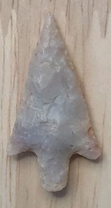 Neolithic Period Arrowhead Sahara Desert Africa 1 1/4 Inch Triangular Stemmed