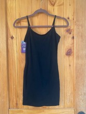 Hey Shape Minidress Black Ribbed S