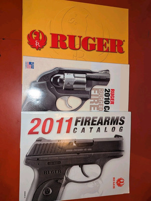 Lot of 3 Ruger Catalogs 2005, 2010 & 2011  Firearms
