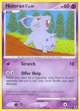 Pokemon Nidoran F 71/111 Rising Rivals Common MP