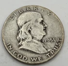 1951 D Franklin Half Dollar