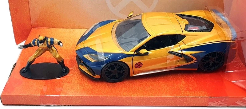 Jada 1/24 比例压铸 80319 - X 战警金刚狼和 2020 Corvette Stingray — 第 3/4 张图片