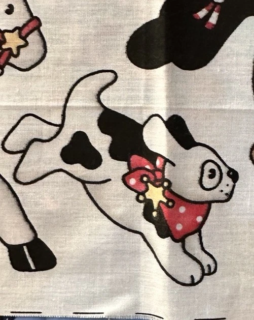 Panel artesanal impreso con conejitos vintage Daisy Kingdom 1992 “PONY EXPRESS” #6253 Foto 2 de 4